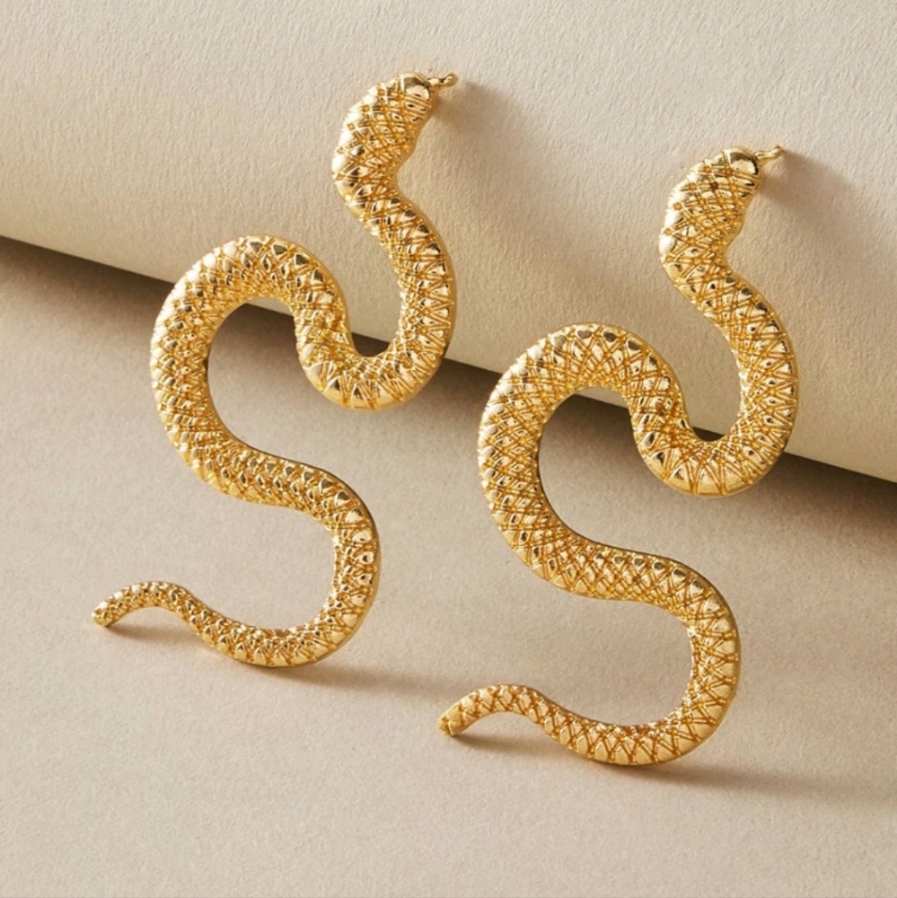 snake earrings